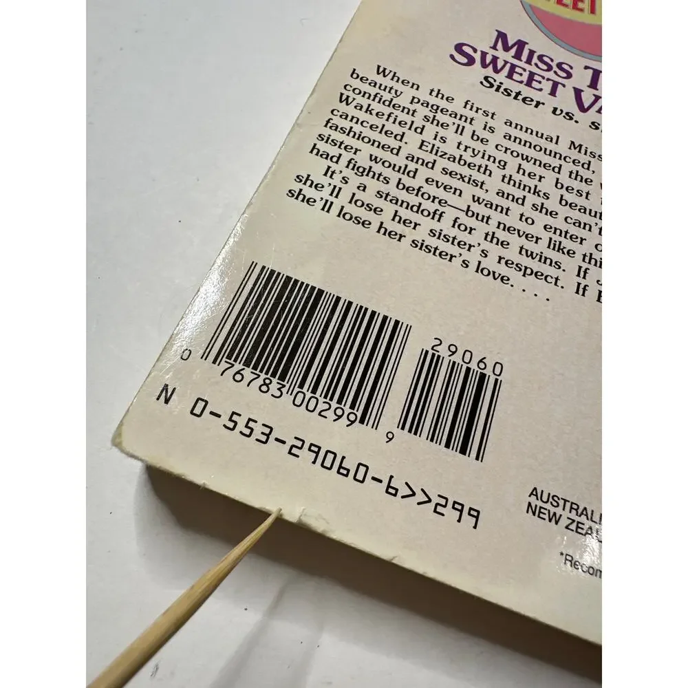 Sweet Valley High 1ST Edition First Print Book #76 Miss Teen Sweet Valley VTG